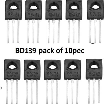 Vikash electronic BD139 (10 pec) NPN Transistor