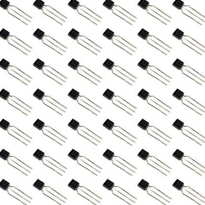 uneeds BC547 NPN General Purpose Transistor (BJT) 45V 100mA TO92 Package (Pack of 50) NPN Transistor