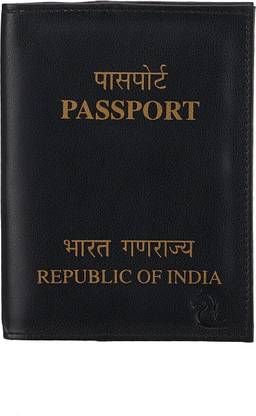 KARA Leather Passport Cover | Travel Friendly | Case | For Men & Women