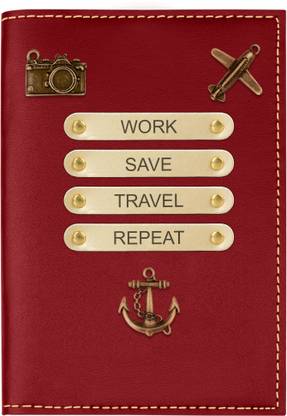 The Wallet Store Leather Passport Cover for Men & Women Travel Passport Holder