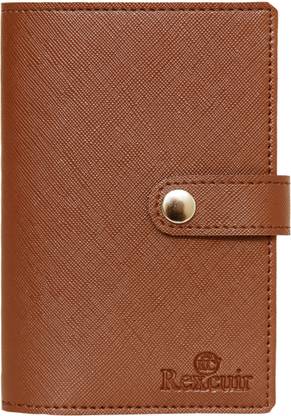 Rexcuir Passport Holder for Men and Women | Vegan Leather Passport Cover Wallet