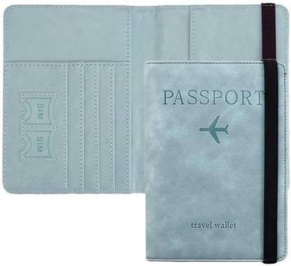KROYWEN Passport Holder Cover Travel Wallet Organiser, Passport Case