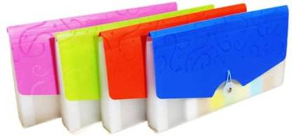 CAMPIO (Pack of 1) Expanding Cheque Book Holder Case 13 Pockets with Elastic Swing