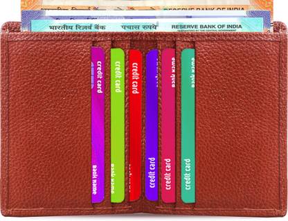 ABYS 100% Genuine Leather Business Card Book||Credit Card Holder||Wallet||Card Holder||Document Holder|| ATM & Debit Card Holder For Men And Women