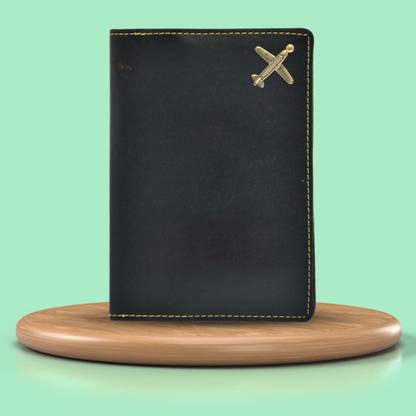 Vorak Ahimsa Classy Leather Unisex Passport Cover