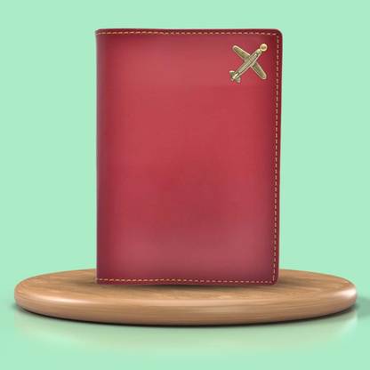 Vorak Ahimsa Classy Leather Unisex Passport Cover