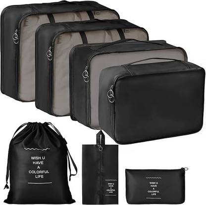 Lyrovo 7 Set Travel Organizer Packing Cubes