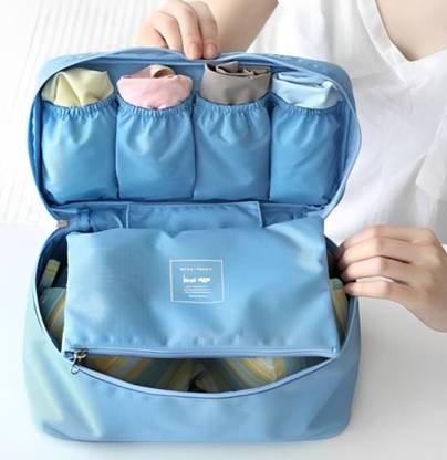 Cottage Crafts Ultimate Waterproof Travel Undergarments Bag Organize Protect Travel Accessory Travel Toiletry Kit