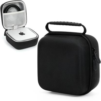 Zorbes Carrying Case for Mac mini M4 Travel Storage Bag EVA Hard Shell Waterproof Black
