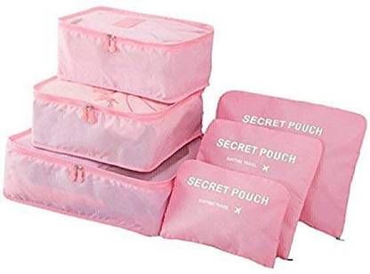 SHUANG YOU Packing Cubes Travel Pouch Bag Suitcase Luggage Organiser Set of 6