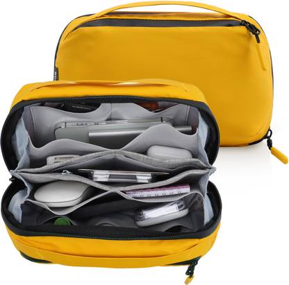 Destinio Electronic Gadget Travel Organizer Bag - Waterproof, Foam Padding Tech Pouch Bag