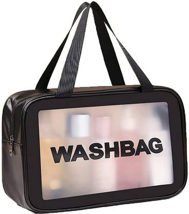 VDNSI PVC Zipper Cosmetic Travel Toiletry Makeup Wash Bag