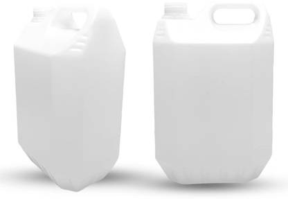 Naturegoon Refillable Empty Plastic Can with Tight-Fitting Circular Cap 5 L Fuel Can
