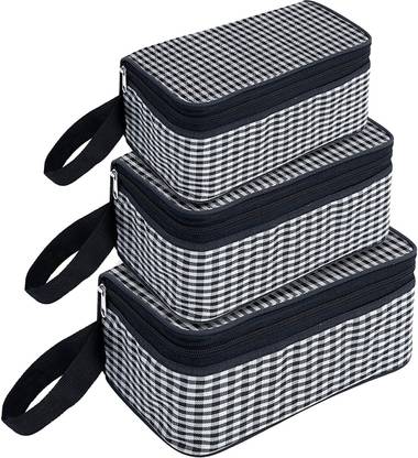 STORITE Set of 3 Multipurpose Travel Pouch Makeup Toiletry Kit Bag Cosmetic Pouch