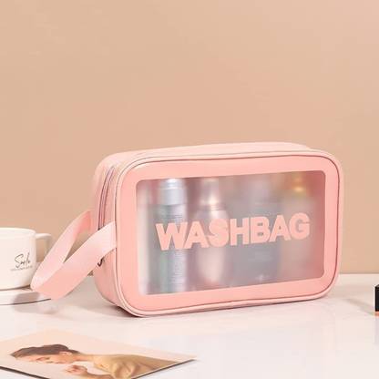 Queue Cosmetic Bag Pouch Transparent Pvc Wash Bag