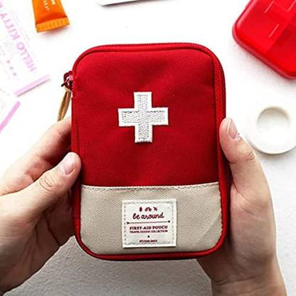 VENOZO Emergency Mini Medical First Aid Kit Pouch Medicine Storage Organizer First Aid Kit