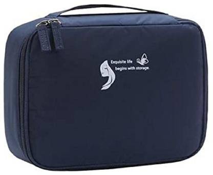 KEETLY Professional Nylon Travel Cosmetic Bag Makeup Pouch for Zippered Cosmetic Bag Travel Toiletry Kit