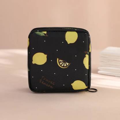 Rossella Sanitary Napkin Pouch Pad Holder Travel Cosmetic Makeup Jewellery Storage Pouch Travel Toiletry Kit