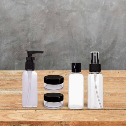 ShopCircuit Mini Small Container Travelling Kit Set for Shampoo Cosmetics & Other Essentials Travel Toiletry Kit