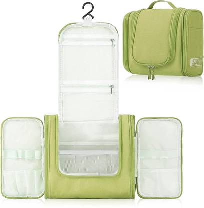 ZOMBIO Hanging Toiletry Kit Bag Extra Large Capacity Travel Organizer Bags For Women Travel Toiletry Kit