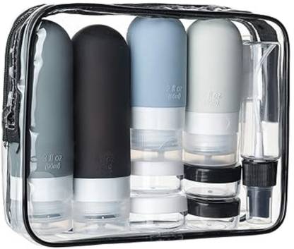DEPOZA Pack Of 14 TSA Approved Travel Bottle Set Travel Toiletry Kit