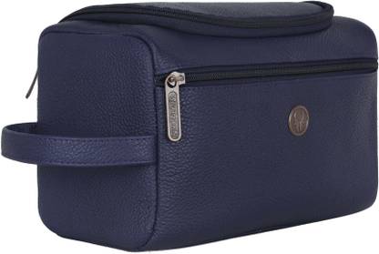 WILDHORN Top Quality Leather Toiletry Bag for Men & Women Travel Toiletry Kit