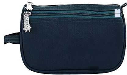 HOMESTIC Men's Toiletry Bag Canvas Travel Toiletry Bag (Dark Green) Travel Toiletry Kit