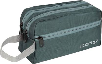 STORITE MultiPocket Polyester Toiletry Travel Bags Shaving Kit/Pouch/Bag for Men & Women Travel Toiletry Kit