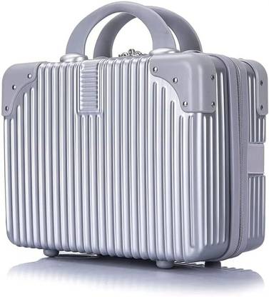 DIYASALESS Portable Makeup Travel Case Hand Luggage,Makeup Case Suitcase Elastic Band Bag Travel Toiletry Kit