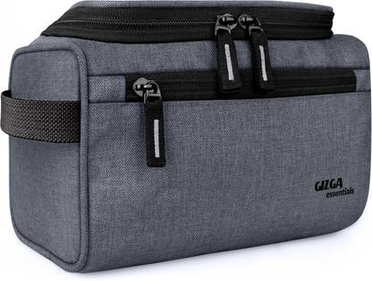 Gizga Essentials Travel Toiletry Kit Bag with Handle & Hook, Multi-Pockets, Multi-Utility Pouch Travel Toiletry Kit