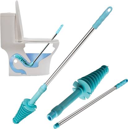Zibuyu Toilet Plunger, Siphon Type Toilet Clog Remover, Flexible Rubber Head Travel Toiletry Kit