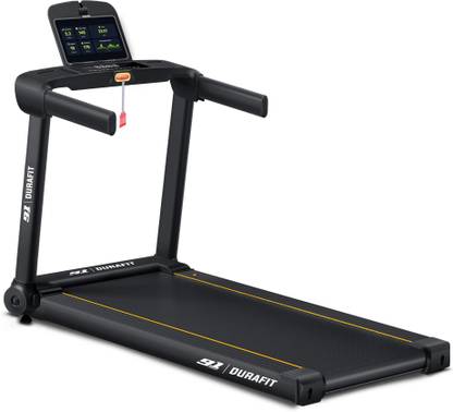 Durafit Surge 5HP Peak 140Kg Max Weight | 25-Auto Incline | 16km Speed | Home Use BLDC Treadmill (Max Weight:140 kg)