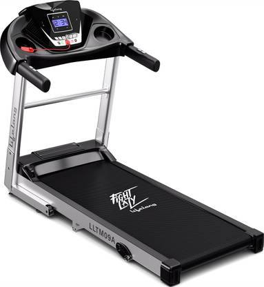 Lifelong Fit-Pro LLTM09A-(4HP Peak) Motorized,Hydraulic Foldable,Running Machine for Home Treadmill (Max Weight:100 kg)