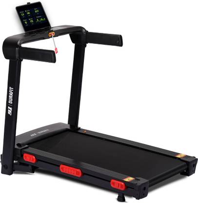 Durafit Hike 6 HP Peak|25-Auto Incline| 18Km Speed Treadmill (Max Weight:150 kg)