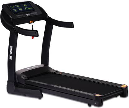 Durafit Vigor 6HP Peak BLDC Motorized 150Kg:MaxWeight |18km Speed |Foldable Home Use Treadmill (Max Weight:150 kg)