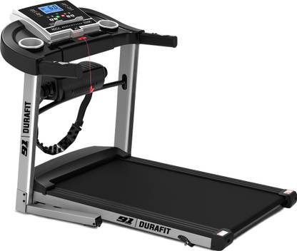 Durafit Strong Multifunction | 4.5 HP Peak DC Motorized Foldable | Manual Incline Treadmill (Max Weight:120 kg)
