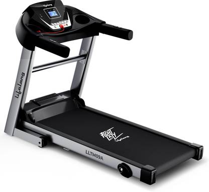 Lifelong Fit Pro 4 hp with Heart Rate Sensor Motorized Treadmill (Max Weight:100 kg)