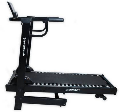 Bhatia Sports Manual Treadmill| Roller Jogging Machine| Foldable Tread Mill Treadmill (Max Weight:200 kg)