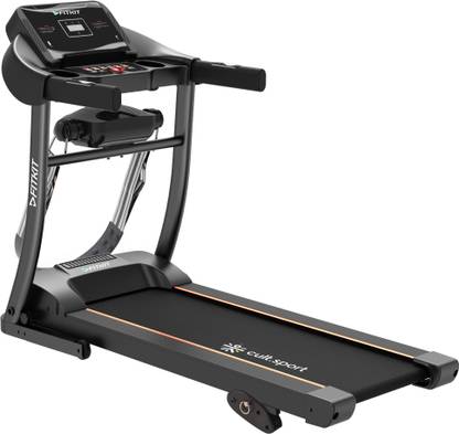 FITKIT by Cult FT98STM 3HP Peak Motorized with Max Weight 100kg Multifunction For Home Workout Treadmill (Max Weight:100 kg)
