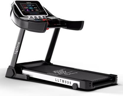 Lifelong Home with Massager - 6 HP Peak Motorized - 6 Level Manual Inclines Treadmill (Max Weight:110 kg)