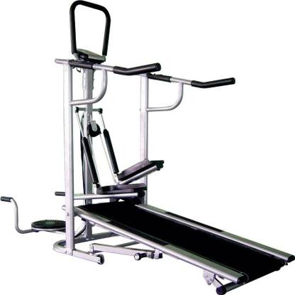 cosco fitness 4 in 1 Manual Treadmill Multifunction For Men & Women Home Gym Workout/Exercise Treadmill (Max Weight:100 kg)