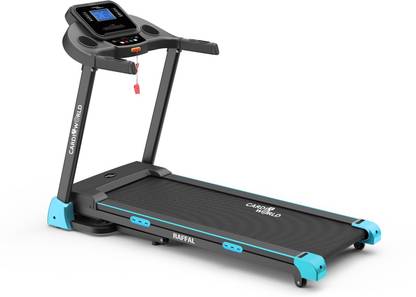 Cardio World Treadmill Rafael Motor DC 3HP, Auto Incline 12% Treadmill (Max Weight:110 kg)