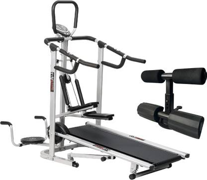 Lifeline Manual Treadmill 4 in 1 Dlx Treadmill (Max Weight:100 kg)