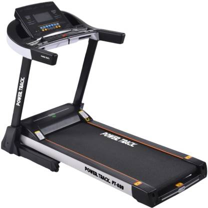 POWERTRACK [Model PT-600] : Semi Motorized Treadmill Treadmill (Max Weight:130 kg)