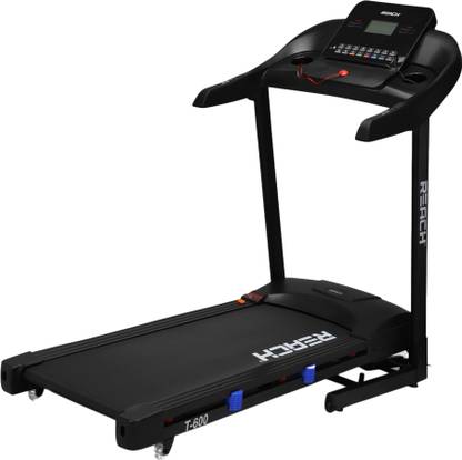 Reach T-600 Motorized Treadmill Auto Incline Home Gym|Best for Running, Cardio Treadmill (Max Weight:130 kg)