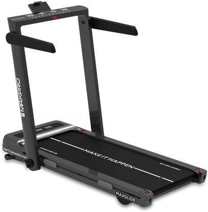 Maxpro Glide 4.5HP Peak Motor Treadmill, 12 Level Auto Incline Dual Display walking pad Treadmill (Max Weight:120 kg)