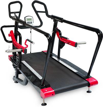 AVON Fitx Incline Treadmill, Weight Bearing & Strength Belt with Wireless Heart Rate Treadmill (Max Weight:200 kg)