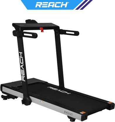 Reach Evolve Auto Incline Motorized Automatic Treadmill Running Machine 5.5 HP Peak Motor Extra Cushioned Treadmill Treadmill (Max Weight:100 kg)