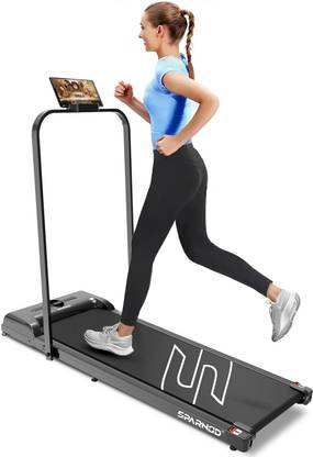 Sparnod STH-3006 WalkingPad No Installation,Compact Storage,Remote,Bluetooth HomeFitness Treadmill (Max Weight:90 kg)