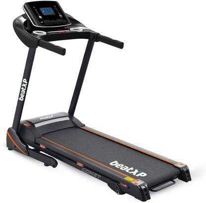 beatXP Comet 4 HP | Manual Incline | App Connected | LED Display | Electric Motorized Treadmill (Max Weight:110 kg)